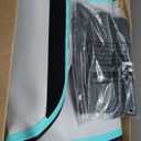 FBSPORT Inflatable Air Gymnastics Mat Training Mats 4/8 inches Thickness Gymnastics Tracks for Home Use/Training/Cheerleading/Yoga/Water with Pump (10ft*3.3ft*4in(3*1*0.1m), Black Green)