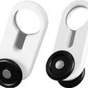 Smooth Curtain Track Pulley Wheels, Heavy Duty Curtain Rail Rollers, Quiet Replacement Sliding Hooks for Curtain Track System, Easy Install Window Curtain Accessories (Small, 20, Piece)