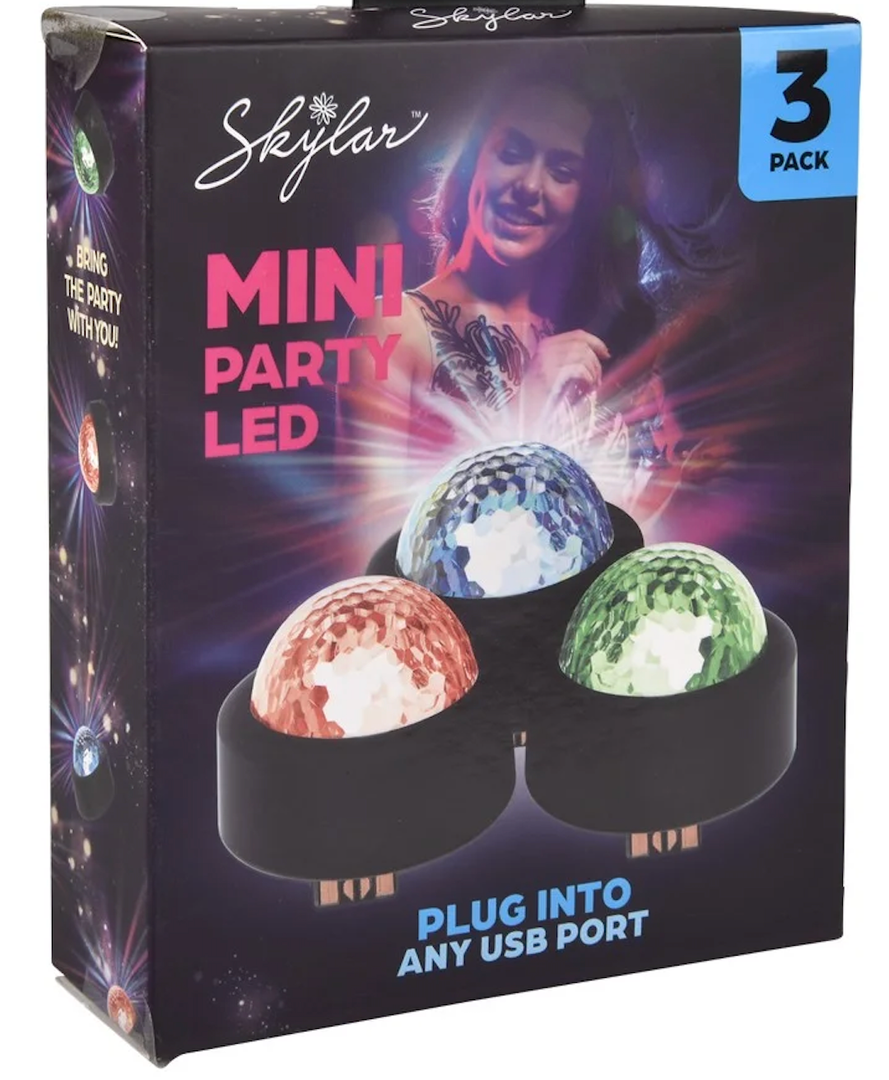 SKYlan Mini Party Led Plug Into Any USB Port 3 Pack