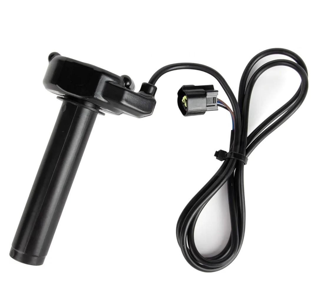 Throttle Grips Handlebar for Sur Ron, PSLER 22mm 7/8" Throttle Handle with Rolling Bearing Electric Throttle Handle Accelerator for Sur-Ron Light Bee X/S Segway X160 X260 Handle Grips (Black)