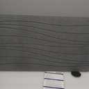 Extra Large Stone Bath Mat, 30'' x 17'' Diatomaceous Earth Non-Slip Stone Shower Mat, Super Absorbent Diatomite Stone Mats for Bathroom Dark Gray XL Flow