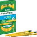 Ticonderoga My First Wood-Cased Pencils, 2 HB, Yellow, 36 Count