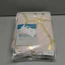 Comfort Spaces Vivian Comforter Set Ultra Soft All Season Lightweight Modern Geometric Glam Metallic Print Bedding, Matching Sham, Decorative Pillow, Full/Queen, Geometric Blush/Gold