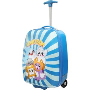 Bioworld Lanky Box Favorite Characters Kids' 16.5" Hard-Side Carry-On Luggage for Toddler