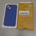 Miracase Designed for iPhone 14 Case with Screen Protector,[Upgraded Enhanced Camera Protection],Shockproof Liquid Silicone Case with Microfiber Lining, 6.1 inch,Azure Blue