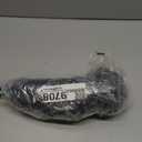 PRETTYGARDEN Women's Fall Off The Shoulder Maxi Dress Spring Long Sleeve Ruched Fitted Bodycon Club Dresses with Slit (Medium, Black)