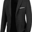Mens Suit Jacket Tuxedo Jackets Suits Blazer Jacket for Men Dinner Suit Blazer Prom Wedding Dress Coat (Black), XS