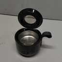 Rechargeable Dental Ultrasonic Cleaner, 180ML Denture Cleaner Machine, Dental Cleaning with 3 Modes, Black