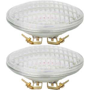 PAR36 LED Landscape Light Bulb, 12W 36W Halogen Equivalent, AC/DC 12V Waterproof, Warm White 3000K Flood Light for Well Light, Tractor, Off-Road Vehicles, Snowblower, Pack of 2