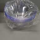 BESTVIP 12 Pack 20oz Angled Disposable Serving Bowls - Clear Plastic Serving Bowls for Party, Party for Chips, Snacks, Fruit, Salad - Bowls for Parties, Daily Use, Catering,Halloween, Christmas