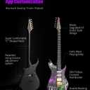 Enya Inspire 39" Smart Electric Guitar - Carbon Fiber Body with Built-in 15W Speaker, 20 Tones & App Control, 4 Presets, Bluetooth, Gig Bag Included, 