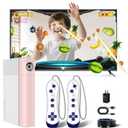 MetFut AR Motion Gaming Console for Kids - Plug & Play Video Games, Exercise & Entertainment, Body-Control & Button-Control, Compatible with TV, PC, Projector