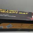 Dual Full Body Red Light Therapy Mat, Red Light Therapy Blanket, 2in1 LEDs (660nm& 850nm), Premium Leather, Adjustable Timer & Intensity, Size: 76"x33" & 76"x24"