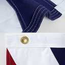 Homissor British Flag 3x5 Union Jack England Flags Embroidered Sewn Stripes United Kingdom UK Flag Heavy Duty Outdoor