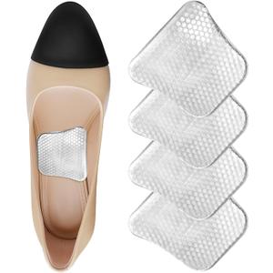 Arch Support Inserts Women Men (4 Pads Gel Arch Support Cushions) for Plantar Fasciitis Relief, Flat Feet High & Fallen Arch Pads, Feet Pain Relief, Soft Gel Arch Support Insoles, Clear