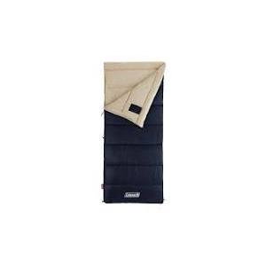 Coleman Autumn Glen 45°F Sleeping Bag, Lightweight Sleeping Bag with No-Snag Zipper & Storage Stuff Sack, Machine Washable for Easy Cleaning, Great for Camping, Sleepovers, & Guests