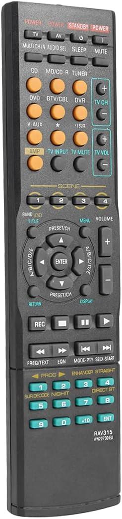 GHUST RAV315 Replacement Remote Control for Yamaha RX-N600 RX-V1200 RX-V1500 RX-V1600 RX-V1800 RX-V2700 RX-V3300 RX-V361 RX-V363 RX-V365 RX-V3800 RX-V450 RX-V457 AV Receiver
