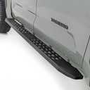 Rough Country RPT2 Running Boards for Toyota Tundra (20222026) Fits Crew Cab 2WD/4WD, 6.75" Steel Side Steps, No-Drill Install, Matte Black Raptor-Style Rails