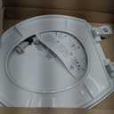 Bemis Slow Close Round Toilet Seat, Easy Clean Hinges, White