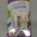 10 Gallon 60pcs Medium Clear Trash Bags Strong Clear Garbage Bags, Bathroom Trash Can Bin Liners, Plastic Bags for Office Home Kitchen, Waste Basket Liner, Fit 30 Liter, 10 Gal(10G60-Clear)