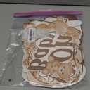 umoni Teddy Bear Banner, We Can Bearly Wait, Brown Glitter, Baby Shower Decorations, Gender Reveal Party Supplies, 19.0x70.0 inches