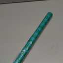 RUSPEPA Reversible Wrapping Paper Roll for Boys Girls, Mini Roll, Green and Light Blue Stripes & Diamond Pattern, Holiday Gift Wrap Paper for Merry Market Gifts, Christmas Party, 17 Inches x 16.4 Feet