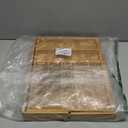 Silverware Organizer Kitchen Drawer Organizer Utensil Organizer Bamboo Silverware Holder Cutlery Organizer in Drawer Flatware Organizer Tray(7 slots, Natural