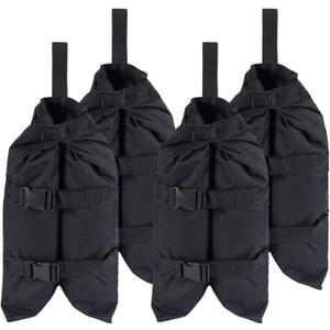 Canopy Weights Bag(192lbs) Set of 4, 1680D Heavy Duty Pop Up Tent Weights Sand Bags for Instant Outdoor Sun Shelter Canopy Patio Umbrella