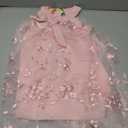 YALLET 4T 5T Holiday Girls Dresses Halter Neck Sleeveless Pageant Gown Embroidery Tulle Girls Party Dress for Valentine's Day Easter Wedding Party Homecoming Birthday Special Occasion(Pink,4-5T)