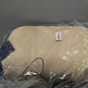 Snailax Massage Seat Cushion with Heat - Extra Memory Foam Support Pad in Neck and Lumbar,10 Vibration Massage Motors, 2 Heat Levels, Back Massager Chair Pad for Back (Navy Blue)