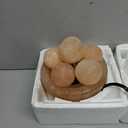 UMAID Himalayan Salt Lamp Bowl with 6 Massage Balls  Dimmable Natural Pink Rock Salt Lamp for Relaxation, Meditation,Yoga, Spa, Office, Bedroom, Wellness, Home Decor, and Unique Gift