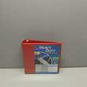Avery Heavy-Duty View 3 Ring Binder, 1.5 Inch EZD Rings, Great for Portfolios, Office, School Notebooks, and More, 1 Red Binder (79171)