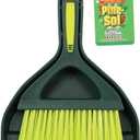 Pine-Sol Mini Dustpan and Brush Set | Nesting Snap-On Design | Portable, Compact Dust Pan and Hand Broom for Cleaning, Green