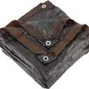 70% 20 X 30 FT Black Shade Cloth, Outdoor Sunblock Shade Cloth with Grommets, Durable Sun Shade Netting Shading Anti-freezing for Patio, Garden, Plants Cover, Greenhouse, Barns, Dog Kennel