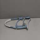 Hilltown Adjustable Horse Halter with PP Webbing, Durable Horse Halters with Zinc Alloy Hardware, Horses Training Equipment to Prevent Friction for Training, Competitions  Daily (Cob, BLUE)