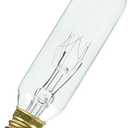  Westinghouse 0388200, 15 Watt, 130 Volt Clear Incand T6 Light Bulb, 1500 Hour 100 Lumen, 2 pack 