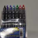 Pilot, FriXion Synergy Clicker Erasable, Refillable, Retractable Gel Ink Pens, Extra Fine Point 0.5 mm, Pack of 7, Assorted Colors