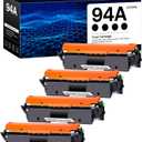 94A Toner Cartridge Replacement for HP 94A CF294A Black Toner Cartridge Compatible for LaserJet Pro MFP M227fdn M227fdw M227sdn M203d M203dn M203dw M148 M118 M149 Printer(4-Pack)