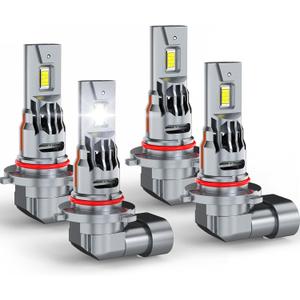 Compatible with Toyota Corolla 2001 2002 2003 2004 2005 2006 2007 2008 2009 2010 2011 2012 2013 Fog Lights Bulbs Combo, 9005 High Beam 9006 Low Beam, Plug and Play, for Off Road, Pack of 4