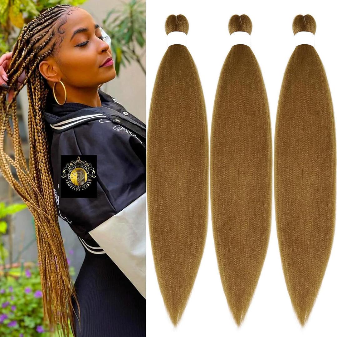 26 Inch 3 Pack Pre Stretched Braiding Hair