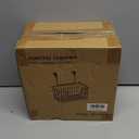 Wire Hanging Storage Basket 2 Packs, Wall Mounted Kitchen Bathroom Storage Basket, Home Multi-Functional, no Punching, Bearing Strong, Suitable for Home, Office,Black