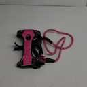 No Pull Dog Harness Adjustable Reflective Oxford Easy Control Medium Large Harness with A Free Heavy Duty 5ft Dog Leash (L (Neck: 18"-25.5", Chest: 24.5"-33"), Pink)