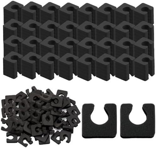 600 Pcs Toe Separators for Men and Women, Soft Foam Finger Divider Spacer Set, Pedicure Toe Separators for Hands and Feet Nail Polish Application Luxury Pedicure Supplies, Black
