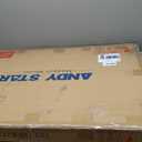 Andy Star Brushed Nickel Arched Mirror, 24x36 Arched Bathroom Mirror, Arch Wall Mirror, Bathroom Vanity Mirrors Metal Framed, SUS304-Anti-Rust, Tube Frame, 1 Deep Set Wall Mounted Vertical