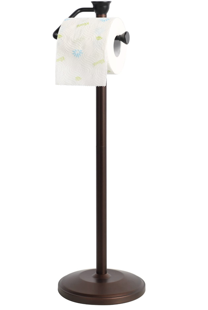 Zccz Toilet Paper Stand & Toilet Paper Holder w/ Shelf
