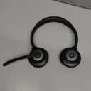 JIAMQISHI Wireless Headset with AI Noise Cancelling Microphone Bluetooth Headset - Bluetooth V5.2 Headphones with Mic Mute for Computer/Laptop/PC/iPhone/Android/Cell Phones (Without USB Dongle) (Dark)