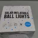 14" Solar Floating RGB LED Pool Lights (2 Pack), Remote Control, Waterproof, Timer, Outdoor Pool Accessories (RGB (Red, Green, Blue))