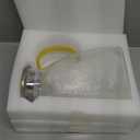 Baffect Water Pitcher, High Borosilicate Glass Jug with Stainless Steel Lid, Leakproof Fridge Door Carafe for Hot or Cold Beverage (1.8 L/63 oz.)