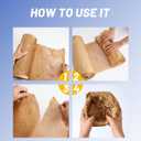 Honeycomb Packing Paper 12"Wx230'L-Bubble Wrap Substitute Alternative for Shipping, Moving Supplies, Small Business Packaging, Packing Boxes & Gifts Wrapping Paper with 20 Fragile Stickers