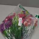 24 Bundles Realistic Fake Flowers for Outdoors, No Fade Faux Silk Flowers & Artificial Plants Lavender, for Garden Patio Porch Decor, Window Box, Hanging Basket, Planter, Grave Decorations (Mix Color)